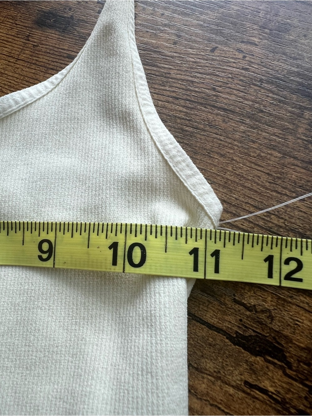 Free People Intimately Ivory Ribbed Racerback Tunic Tank XS/S NWT - Picture 6 of 10